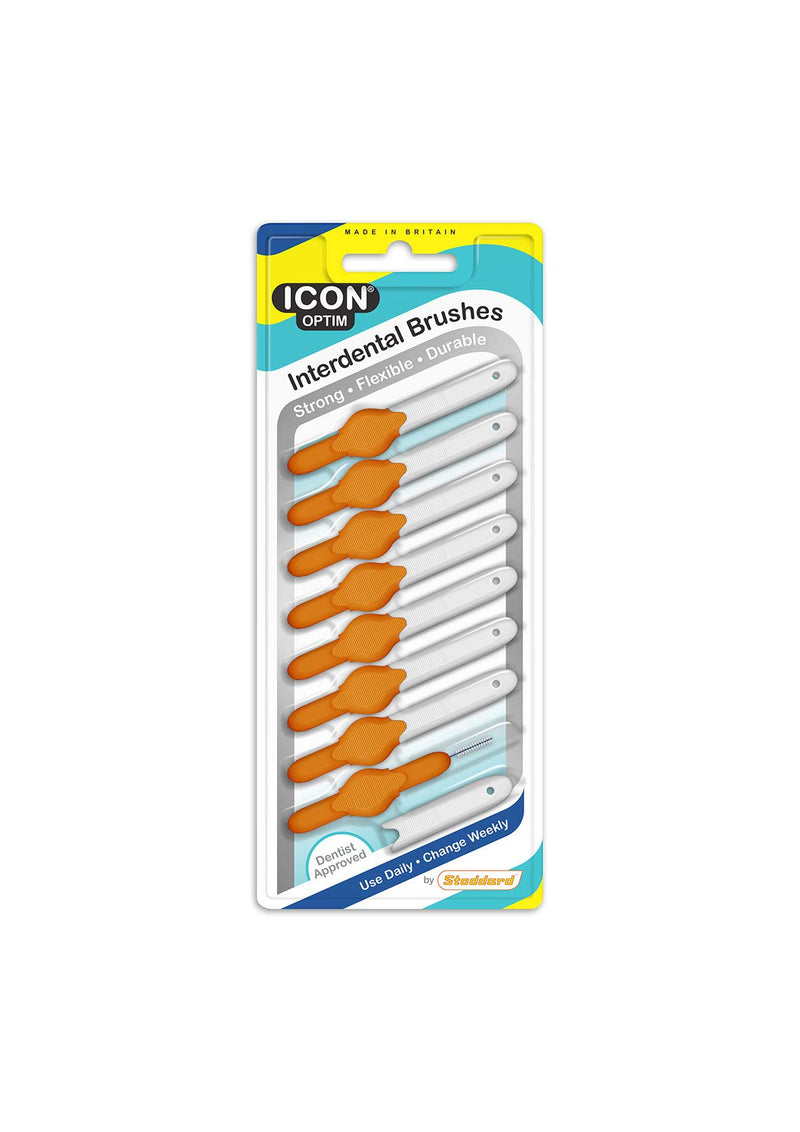 [Australia] - Stoddard Icon Interdental Brush - 0.45 Orange - 8 per Pack 