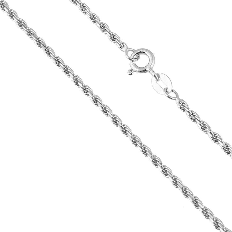 [Australia] - 925 Sterling Silver 1.5/2 / 2.4/3.5 MM Rope Chain Necklace for Women Men Unisex - 16 18 20 22 24 26 28 30 32" Inch 26.0 Inches 1.5MM 