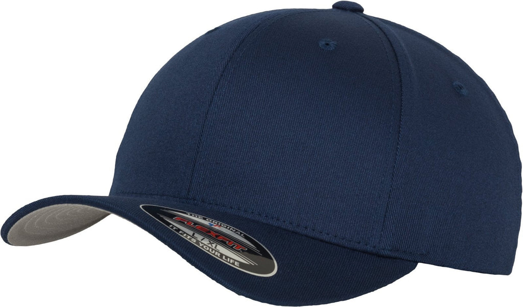 [Australia] - Flexfit Unisex Wooly Combed Baseball Cap S-M navy 