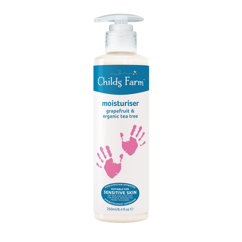 [Australia] - Childs Farm | Kids Moisturiser | Grapefruit & Organic Tea Tree | Soothes & Hydrates | Suitable for Dry, Sensitive & Eczema-prone Skin | 250ml 250 ml (Pack of 1) 