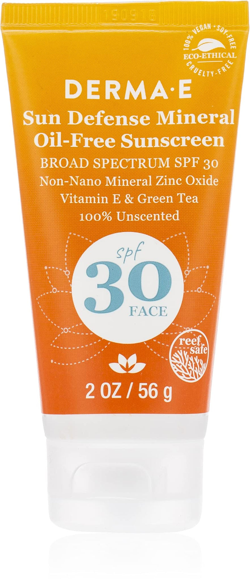 [Australia] - derma e Antioxidant Natural Sunscreen SPF 30 Oil-Free Face Lotion with Vitamin C and Green Tea, 2 Ounce 