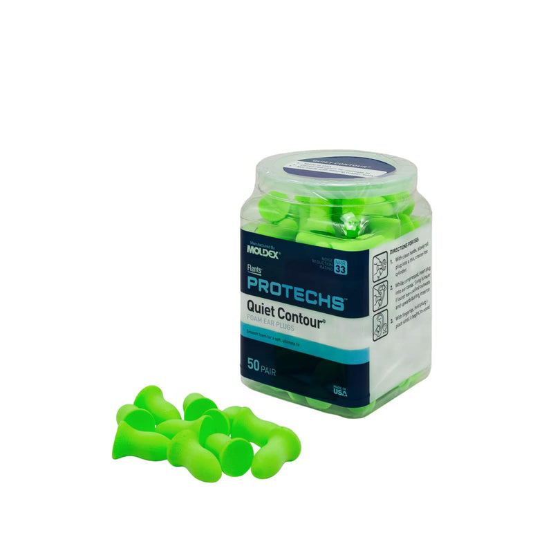 [Australia] - Flents Ear Plugs, 50 Pair, Ear Plugs for Sleeping, Snoring, Loud Noise, Traveling, Concerts, Construction, & Studying, Contour to Ear, NRR 33 50 Pair (Pack of 1) 