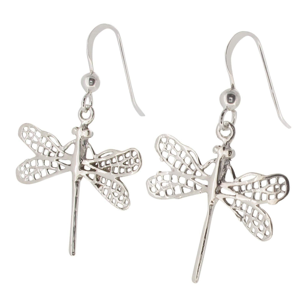 [Australia] - Touch Jewellery 925 Sterling Silver Dragon Fly Drop Earrings 