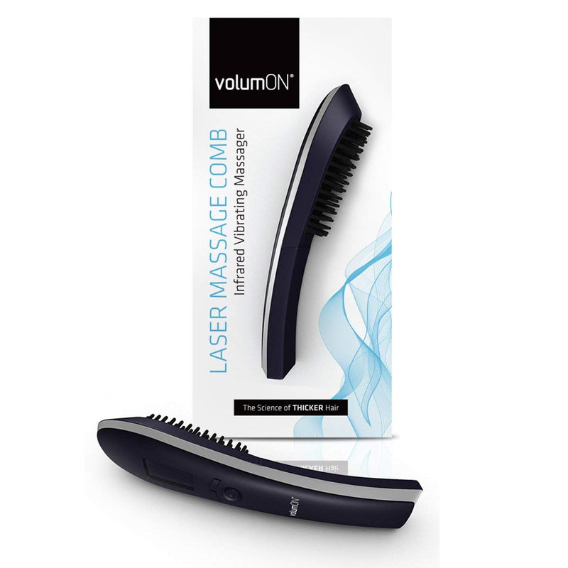 [Australia] - Volumon Electric Laser Massage Comb For Hair Growth Regrowth Hair Thickening & Strengthening With Massager & Infrared & Digital LCD Screen- Daily Home Use 
