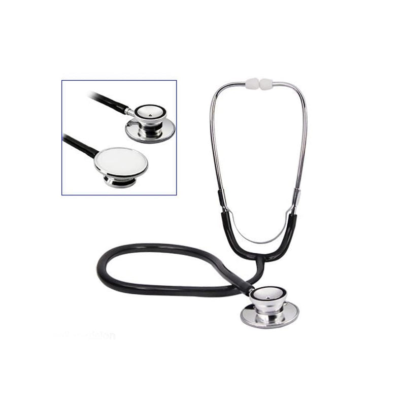 [Australia] - Accessotech Pro Dual Head EMT Stethoscope for Doctor Nurse Vet Medical Student Health Blood Black 