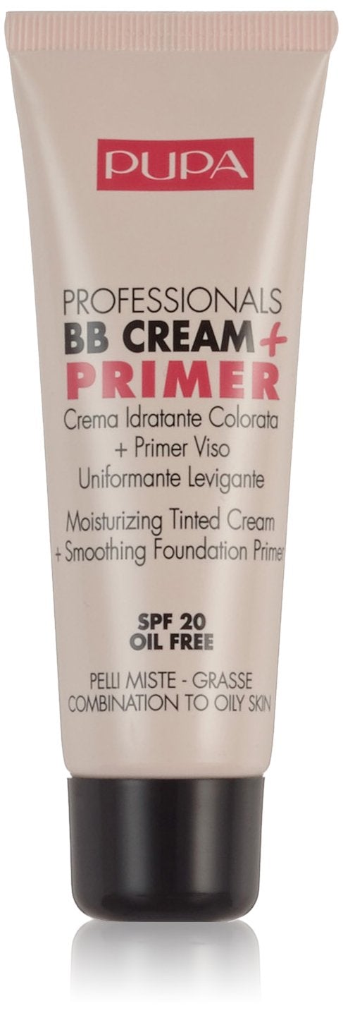 [Australia] - PUPA Milano Professionals BB Cream + Primer, Combination - Oily Skin 50 ml Light-Medium 