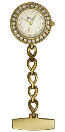 [Australia] - Henley Ladies Beauticians Fob Watch in gold HF08.2 