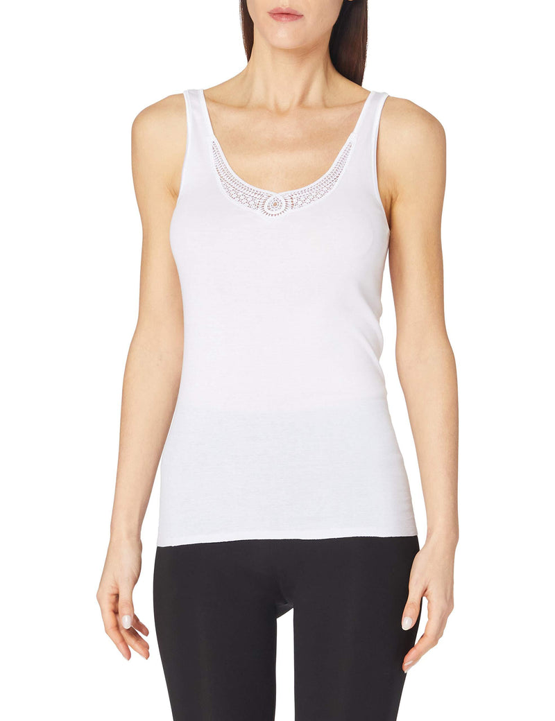 [Australia] - Schiesser Women's Themal Top, White (Weiss 100), 18 