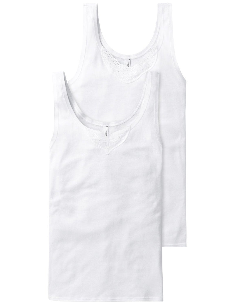[Australia] - Schiesser Women's Thermal Top 16 Blanc (Weiss 100) 