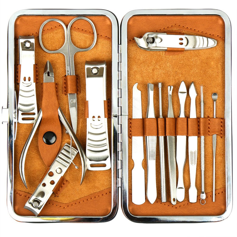 [Australia] - H&S Nail Clippers Manicure Set Grooming Kit for Thick Nails Cuticle Remover Toe Nail Toenail Care Cutter Pedicure Travel Tool Kit Set Men Women 