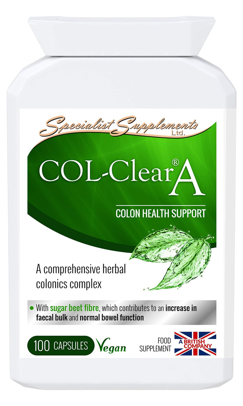 [Australia] - Specialist Supplements COL-Clear A Colon Health Support 100 Capsules, (Pack of 1) 
