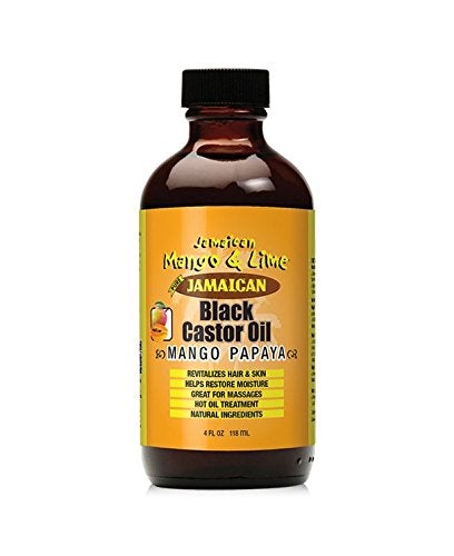 [Australia] - Jamaican Mango & Lime Jamaican Castor Oil Mango/Papaya 118ml (Pack of 4) 