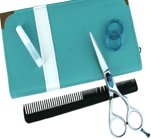 [Australia] - Awans Professional Hairdressing Barber Salon Scissors, Stainless Steel Sharp Razor Edge 5.5"- Silver 