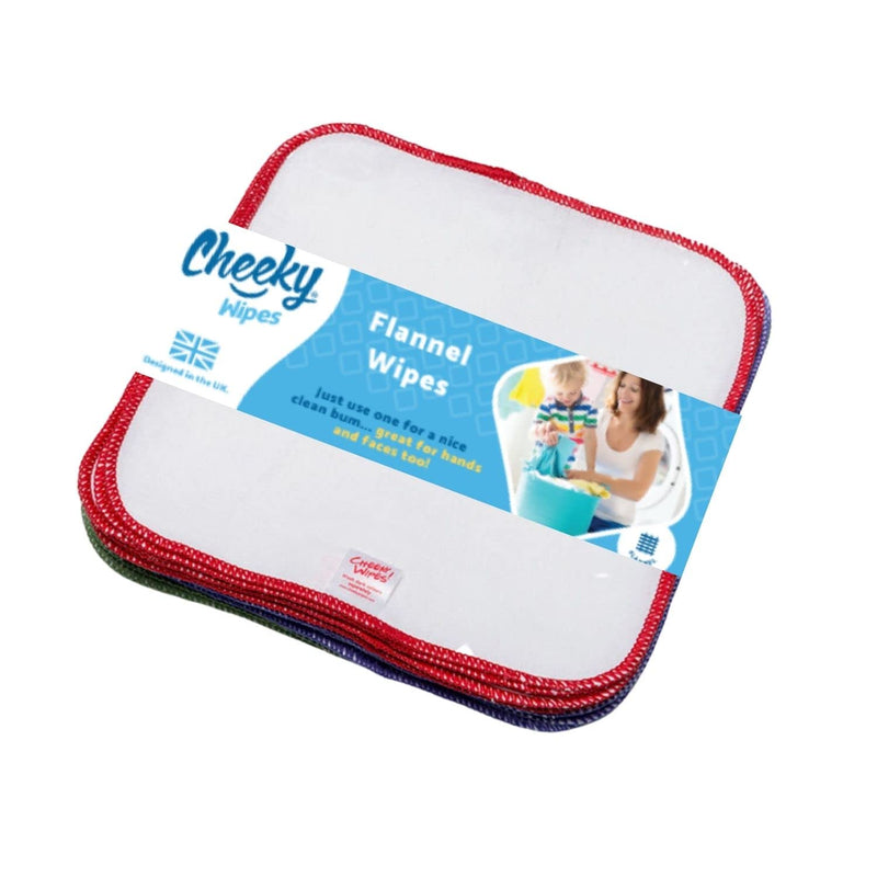 [Australia] - Cheeky Wipes Soft Flannel Cloth Baby Wipes | Suitable for Hand & Faces - Pack of 25 