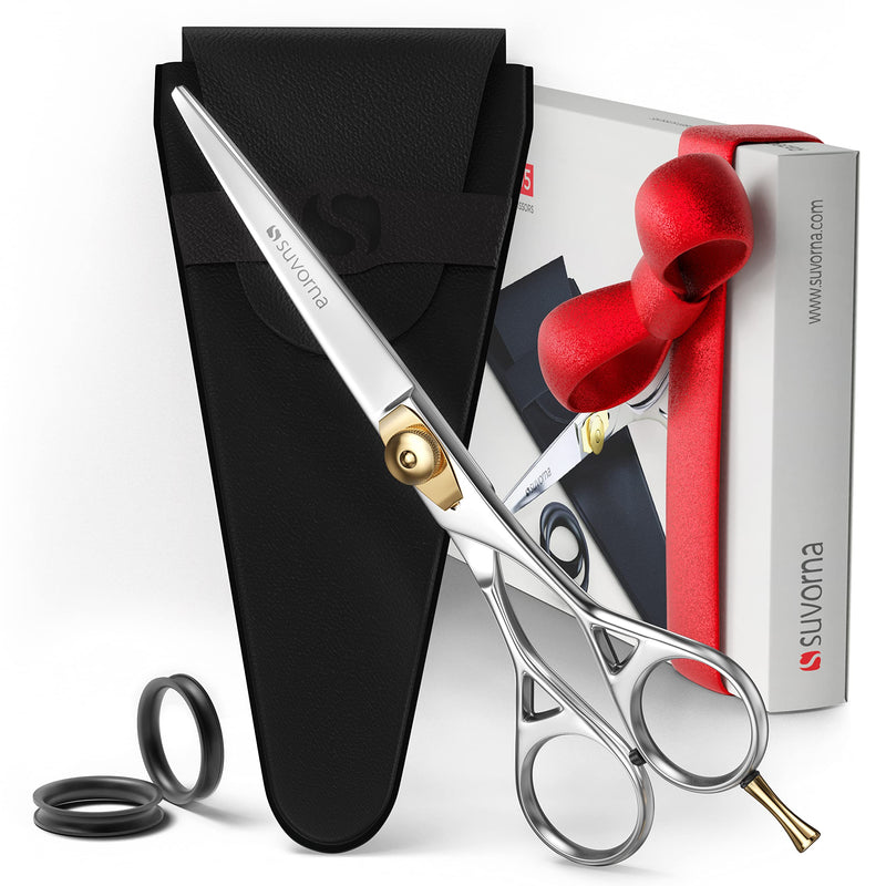 [Australia] - Suvorna Professional Hair Scissors, hairdressing scissors Uk for men & women, hairdresser scissor, barber scissor, hair Cutting scissor. Right-handed 6 inches Japanese scissors with razor-sharp blades. 