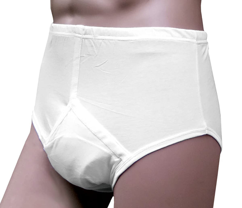 [Australia] - Kozee Komforts Martex Washable Gents Male Y Front Opening Pants Capacity 350ml - XX Large XX Large 48" - 52" (122cm - 132cm) 