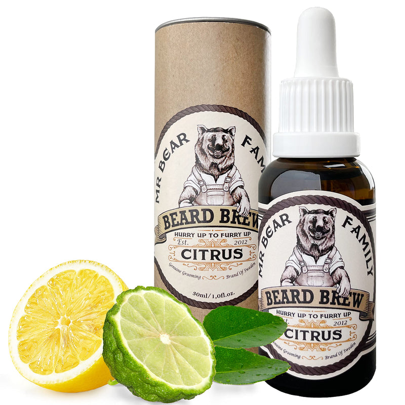 [Australia] - Natural Beard Oil for Men – Scented Beard Moisturiser Oil Contains Hydrating Jojoba + Argan Oil – Nourishing Mens Beard Softener for Healthier Hair Growth (Citrus, 30ml) Citrus 30 ml (Pack of 1) 