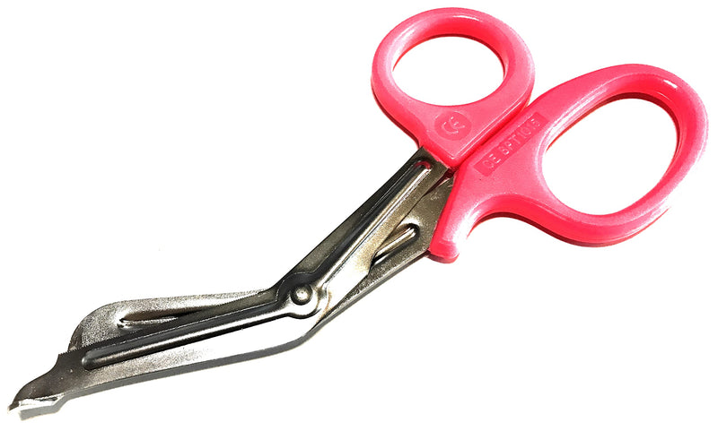 [Australia] - Toolspecific Tuff Cut / Tough Cut 18cm Paramedic Scissors - Bright Fluorescent Pink Medical EMT Multi Purpose 