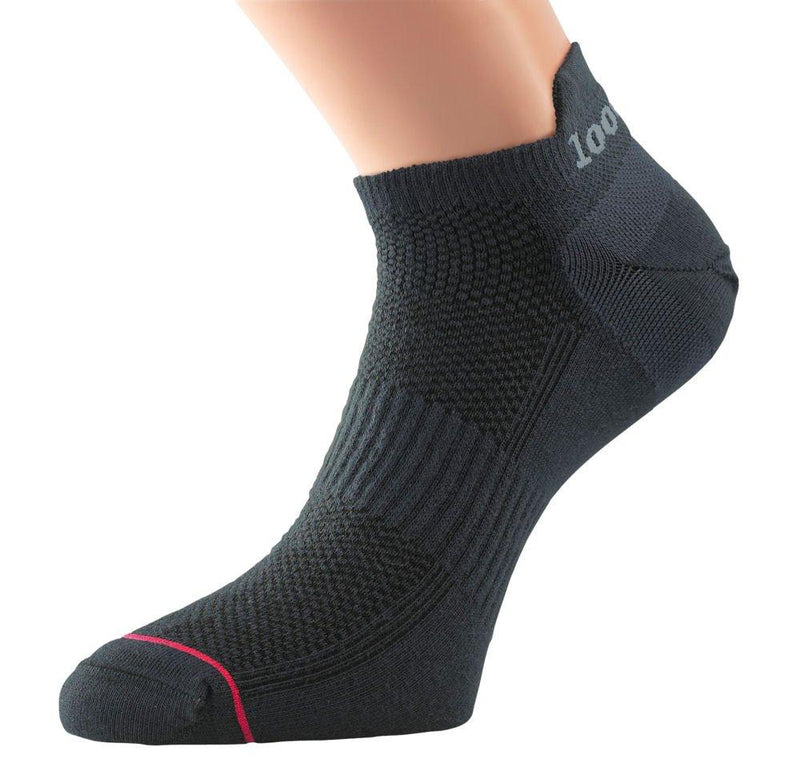 [Australia] - 1000 Mile Ultimate Tactel Double Layer Trainer Liner Sock Black LS 