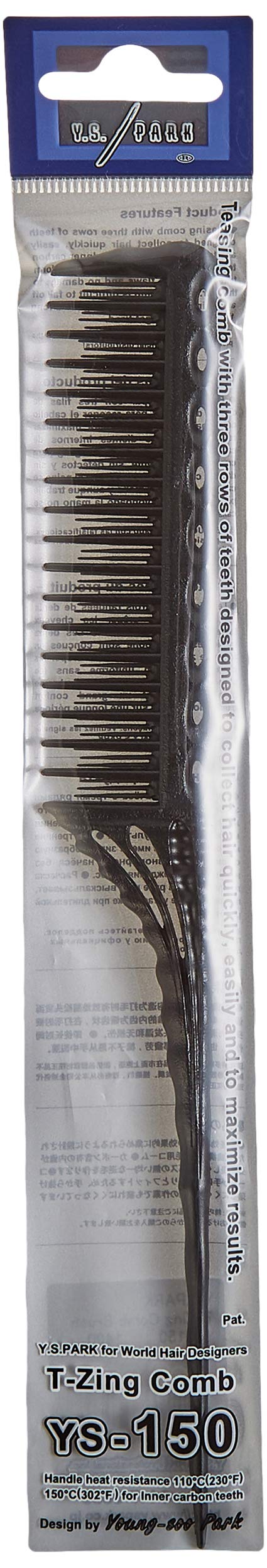 [Australia] - Y.S. Park Special Teasing Comb 150¬†Black 4981104365348 
