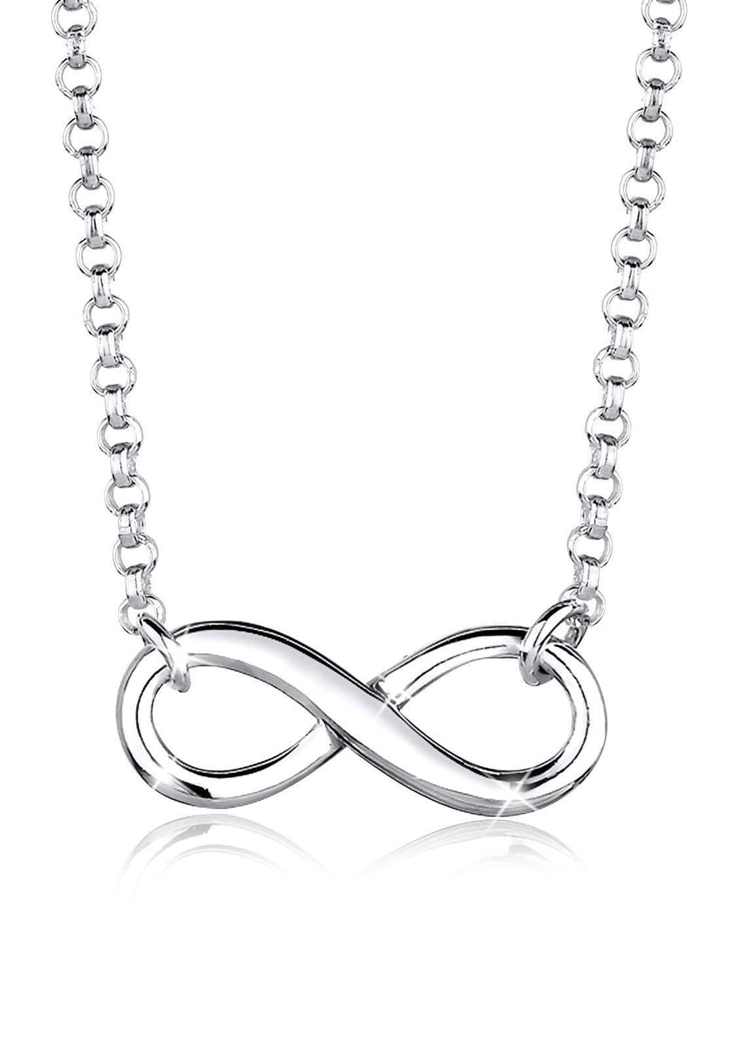 [Australia] - Elli Necklace Women Infinity Pendant Trend in 925 Sterling Silver 38 