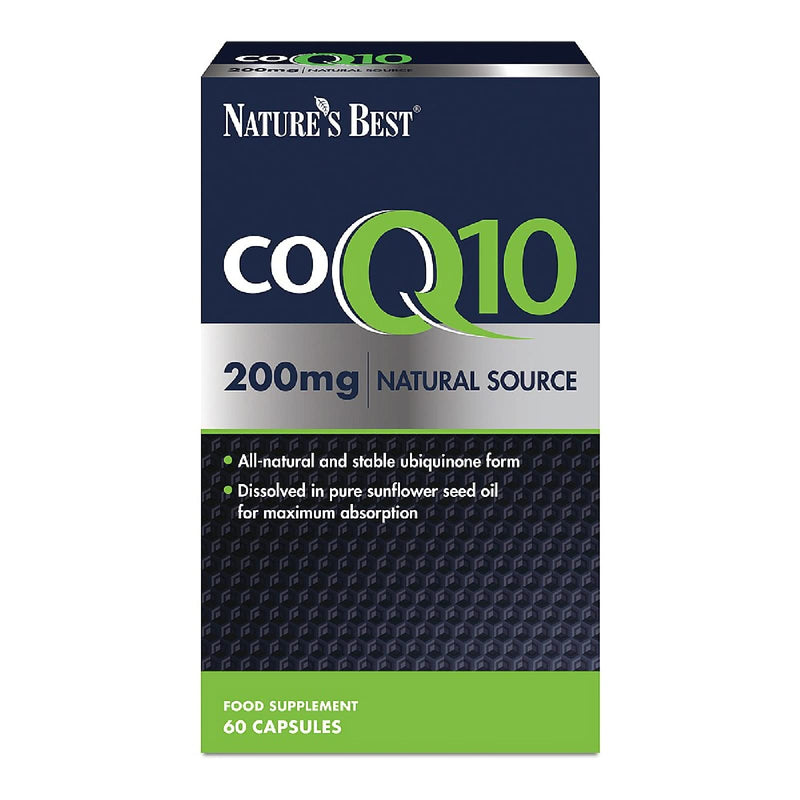 [Australia] - Co Enzyme Q10 [CoQ10] 200mg | 60 Vegan Capsules | One-A-Day | 2 Month�s Supply | High Strength Coenzyme Q10 | Natural Source | Easy, Fast Absorption | UK Made 