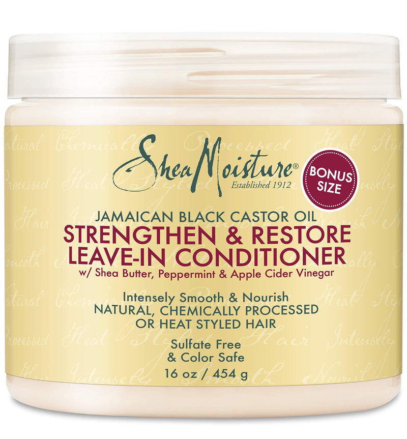 [Australia] - Shea Moisture Jamaican Black Castor Oil Strengthen/Grow and Restore Leave-In Conditioner 16 oz 