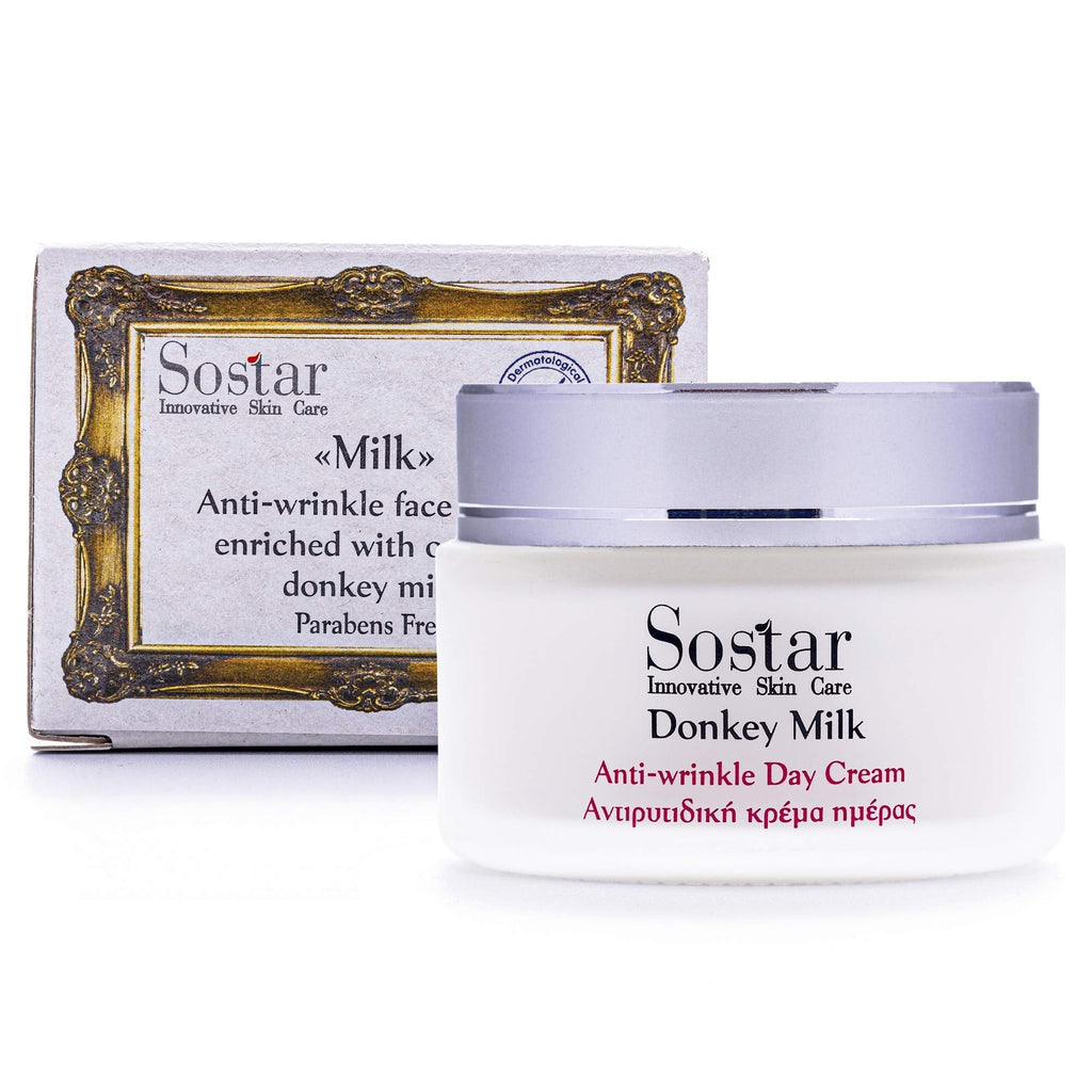 [Australia] - Sostar Anti-Wrinkle Face Day Cream with Donkey Milk ‚Äì Intensive Natural Anti-Aging Face Cream That Reduces Signs Of Ageing - Suitable for Mature & All Skin Types. 