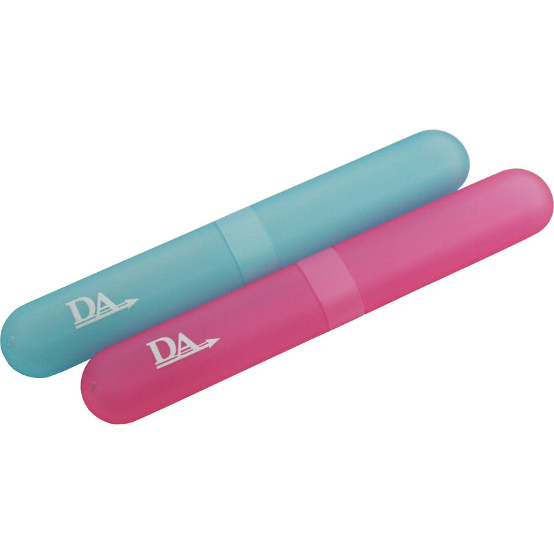 [Australia] - Dental Aesthetics 2 x Toothbrush Case Travel Cover ~ 1 Pink & 1 Blue 
