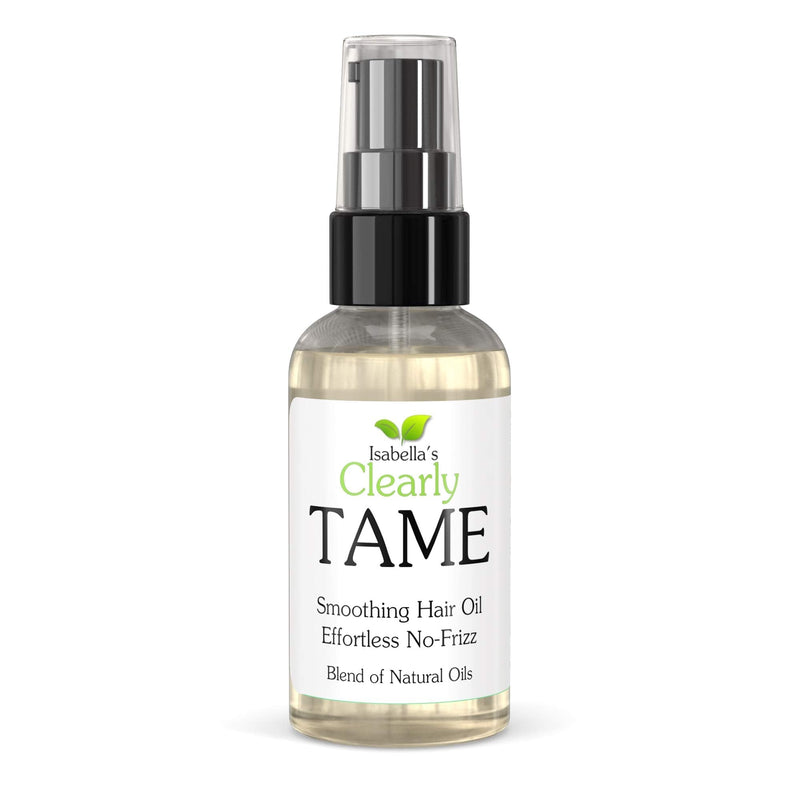 [Australia] - Clearly TAME Anti Frizz Smoothing Hair Oil | Natural Lightweight Serum for Smooth Frizz Free Hair with Castor and Rosemary | Sulfate Free | Control Frizz and Add Shine for Curly, Frizzy, Dry Hair. 