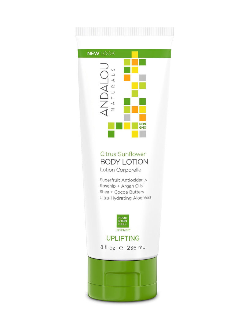 [Australia] - Andalou Naturals, Citrus Sunflower Uplifting Body Lotion, 8 Fluid Ounce 