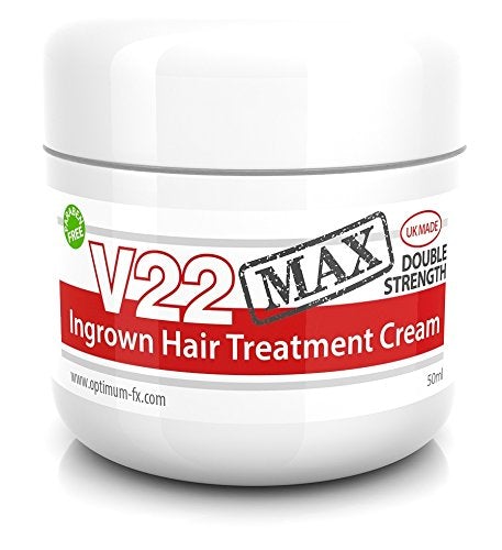 [Australia] - V22 MAX Ingrown Hair Treatment Cream Double Strength Paraben and Cruelty Free - 50ml 