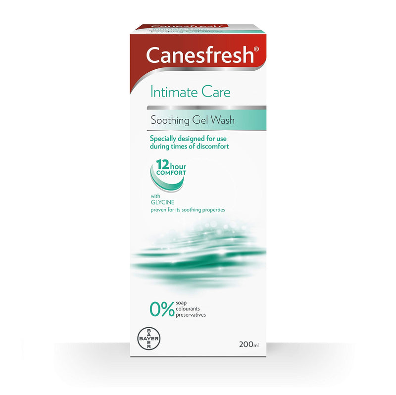 [Australia] - Canesfresh Soothing Gel Wash | 12hr Comfort & Fresh Feeling | Dermatologically & Gynaecologist Tested | with Glycine Known for Its Soothing Properties - 200 ml Single 