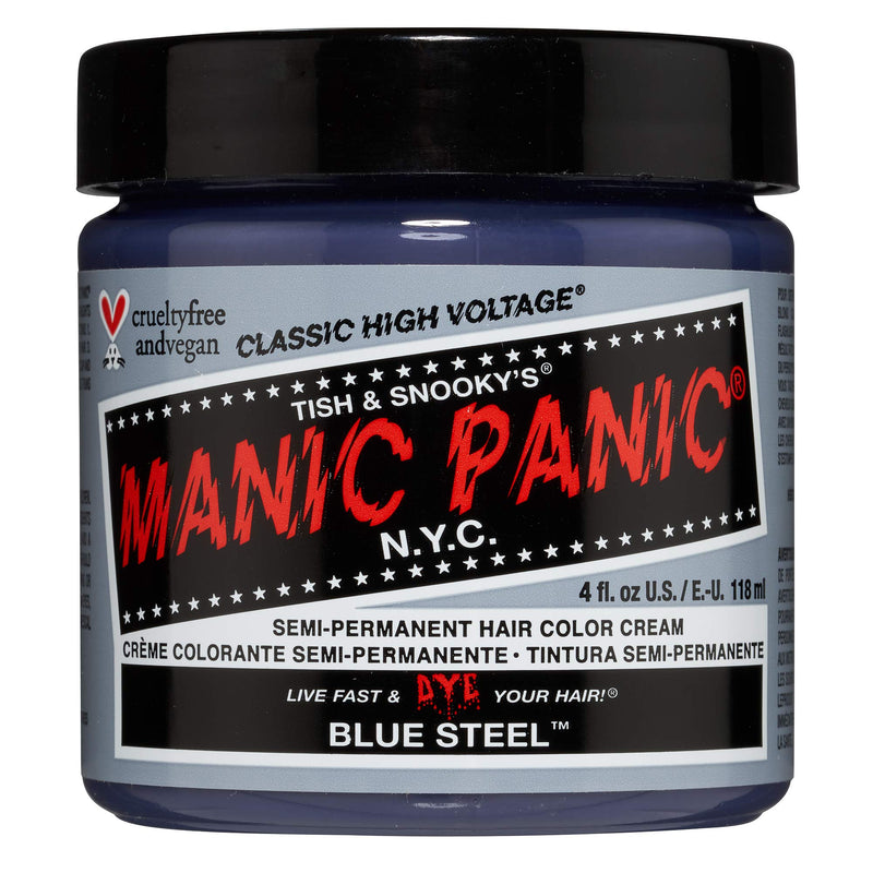 [Australia] - Manic Panic - Blue Steel Classic Creme Vegan Cruelty Free Semi-Permanent Hair Colour 118ml 