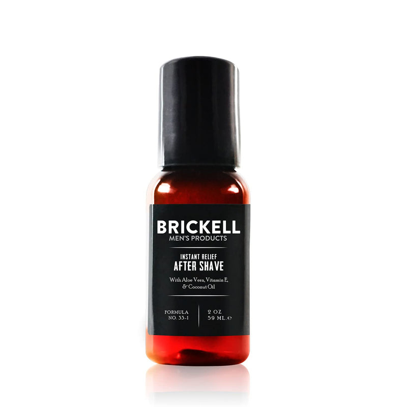 [Australia] - Brickell Men's Instant Relief Aftershave for Men, Natural and Organic Soothing After Shave Balm to Prevent Razor Burn, 59 ml, Scented 59 ml (Pack of 1) 