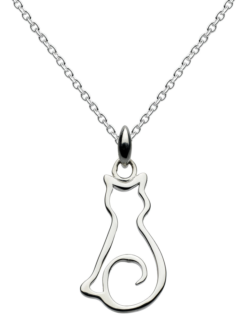 [Australia] - Dew 18 inch Cat Necklace on 45.7 cm Sterling Silver Chain 