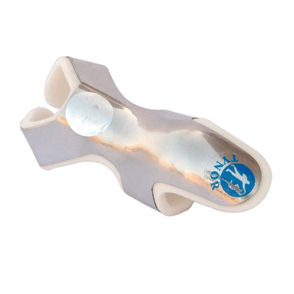 [Australia] - Frog Finger Splint - Foam Lined, Malleable Metallic Splint to Align and Stabilize The Fractured or Injured Distal Finger- Small (Less Than 2 Inch) 