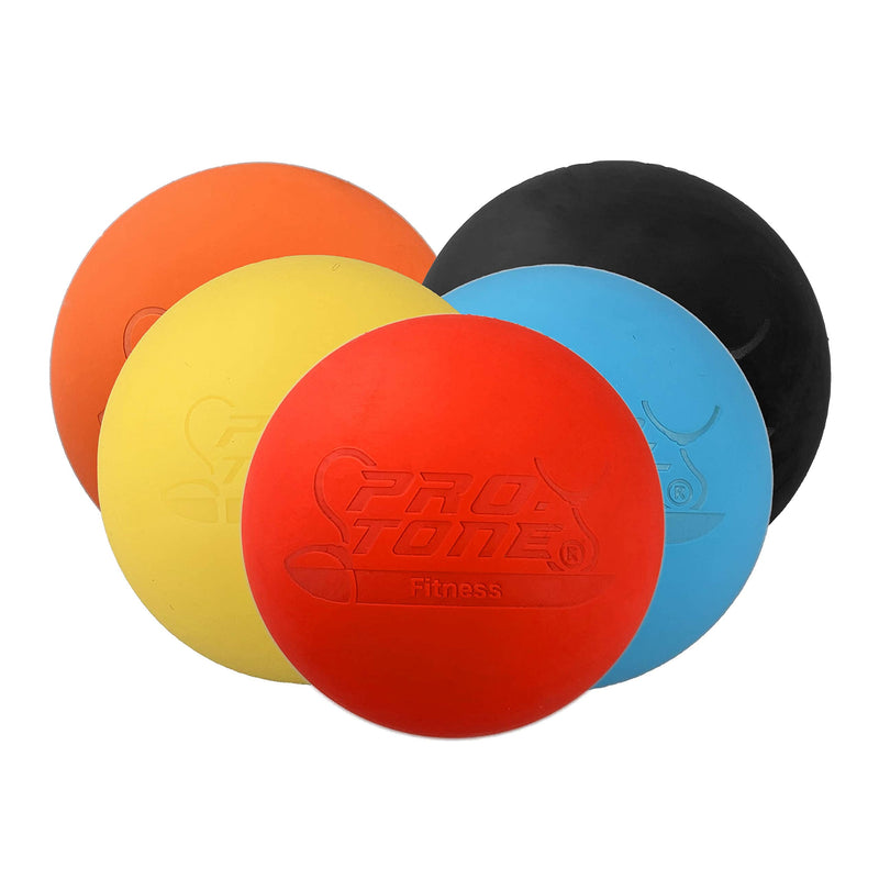 [Australia] - PROTONE Lacrosse Ball / Massage Ball for Trigger Point Massage / Rehab / Physiotherapy Black 