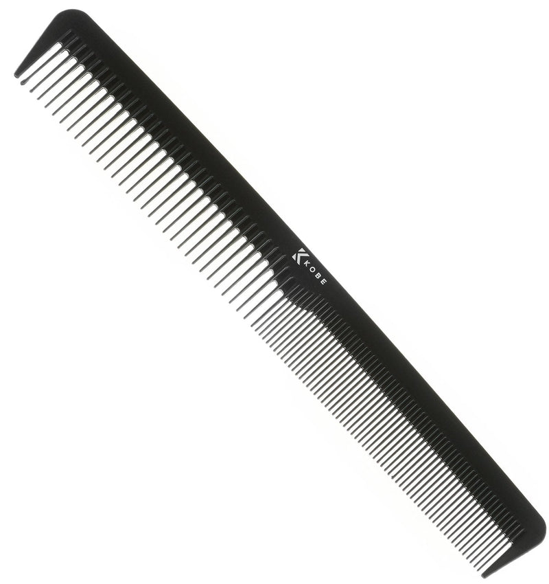 [Australia] - Kobe Professional Hairdressing Carbon Barber Comb - Carbon Fibre For Strength & Durability 