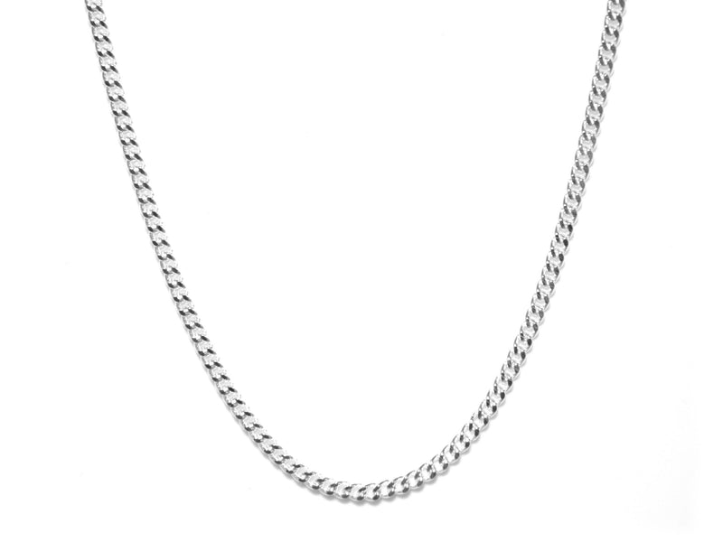 [Australia] - Arranview Jewellery 46cm/18inch Ladies Chain 2mm Gauge Curb Style - 925 Sterling Silver 