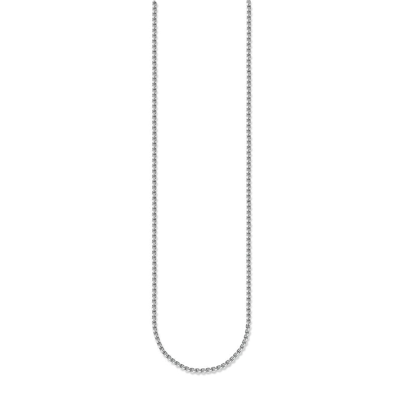 [Australia] - THOMAS SABO Unisex Necklace 925 Sterling Silver Blackened 42 Centimetres 