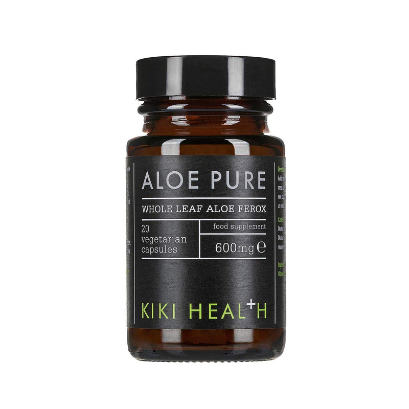 [Australia] - KIKI HEALTH Aloe Pure Capsules- | 20 Vegan Capsules | 10 Months Supply | Colon Cleanse, Digestion Support, Natural Soother 