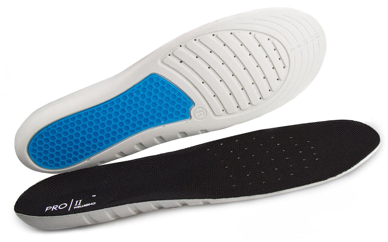 [Australia] - PRO 11 WELLBEING Pro11 Sports Comfort Orthotic Insoles Specialist Medical Dual Layer Impact Material Great Arch Support Plantar Fasciitis Relief 6-11 Mens 