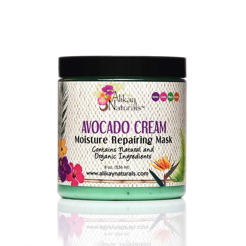 [Australia] - Alikay Naturals - Avocado Cream Moisture Repairing Hair Mask 8oz by Alikay Naturals 