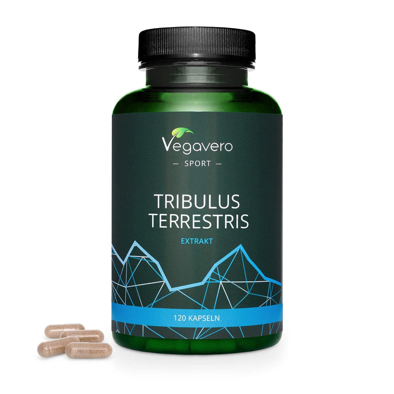 [Australia] - Tribulus Terrestris Vegavero® | 1800mg High Strength Extract | NO Additives | 90% Saponins | 120 Vegan Capsules | Stamina & Strength Support for Men & Women 