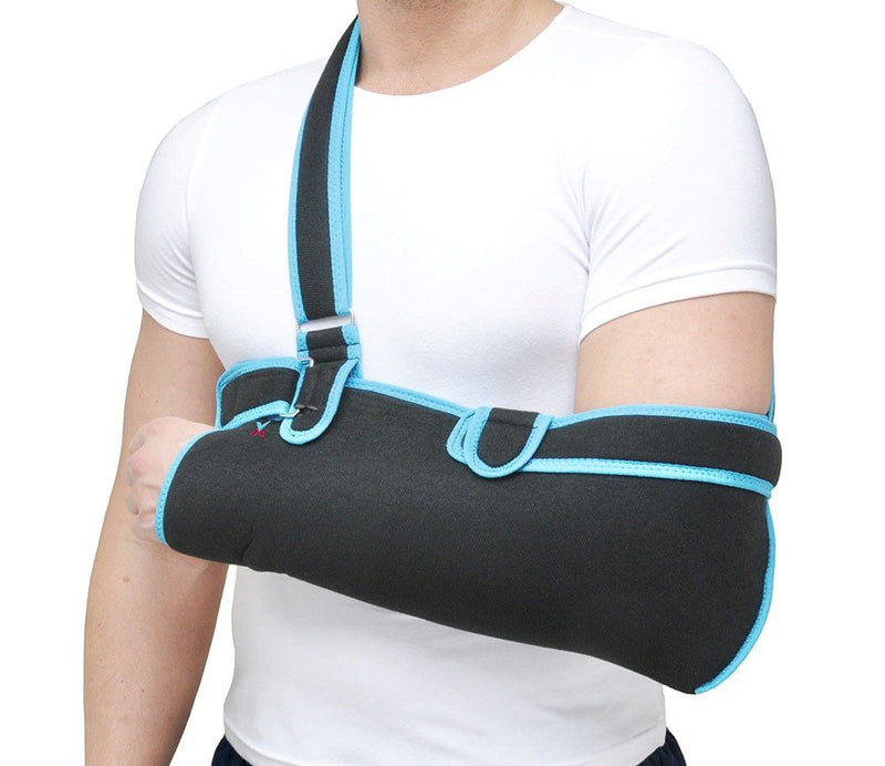 [Australia] - Express Orthopaedic® - Medically Approved Universal Foam Sling for Adults With Abdominal Immobilising Strap - Supplied to UK Hospitals 