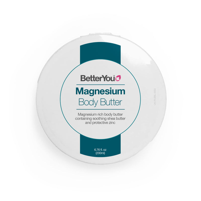 [Australia] - BetterYou Magnesium Skin Body Butter | Pure, Clean and Natural Source Of Magnesium Chloride |Soothing Shea Butter And Zinc Formulation | Palm-Oil Free | 200ml 