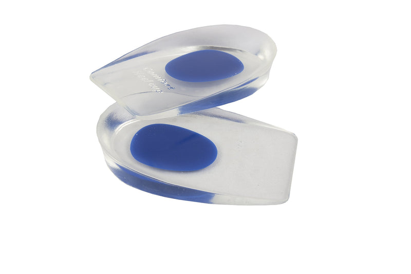 [Australia] - PRO 11 WELLBEING Clear Orthotic Gel Heel Cups for Treatment of Plantar Fasciitis (Blue, 4/7 UK) Blue 