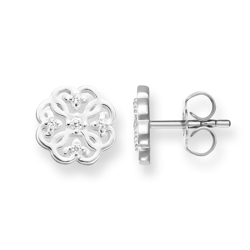 [Australia] - Thomas Sabo Women Stud Earrings White Zirconia 925 Sterling Silver H1881-051-14 