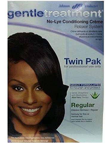 [Australia] - Relaxer / Smoothing Cream Gentle Treatment No Lye Conditioning Cream Relaxer Twin Pack Regular 